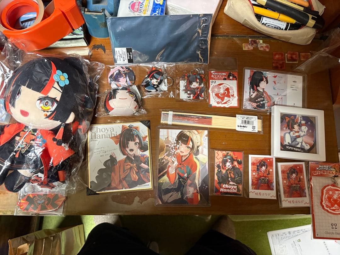 ぶいすぽっ 蝶屋はなび 応援セット 誕生日 周年記念 Tシャツ アクスタ