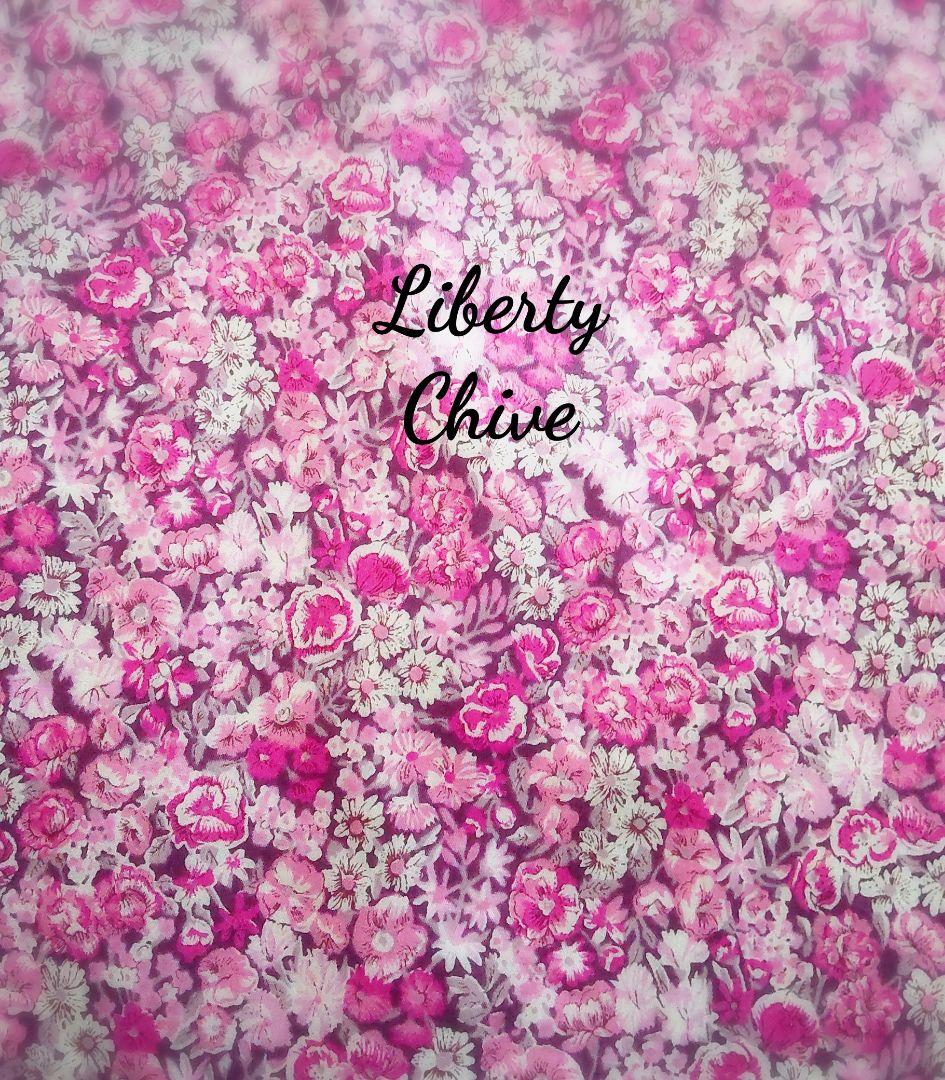 ✰Liberty Chiveピンク 持ち手付き巾着　L　入園入学　体操服袋