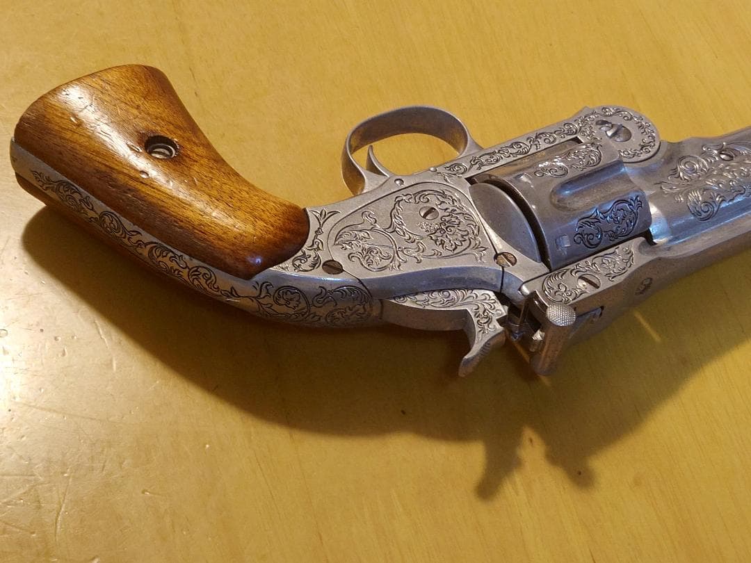 フランクリンミント　ワイアットアープモデル44リボルバー中折れ式観賞用