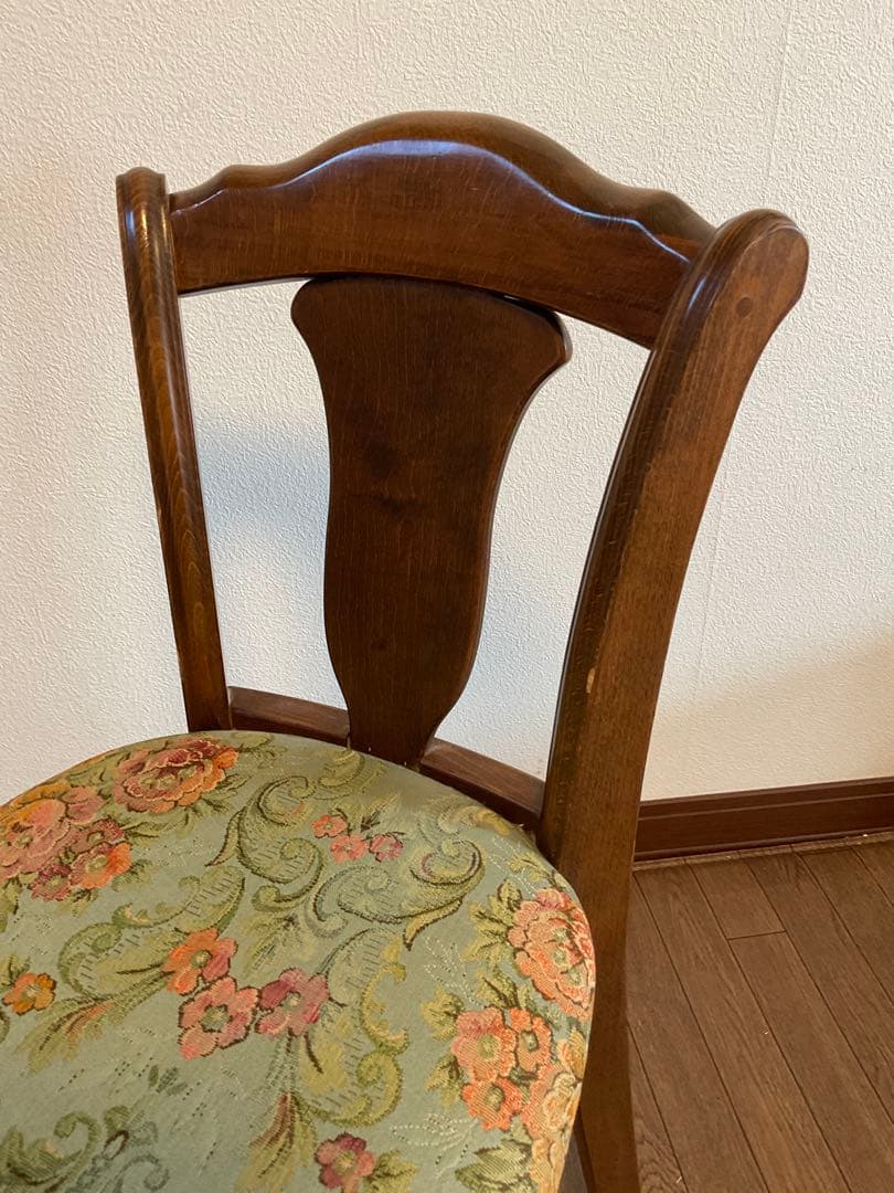 松坂屋購入品 三面鏡の椅子 ヴィンテージ家具