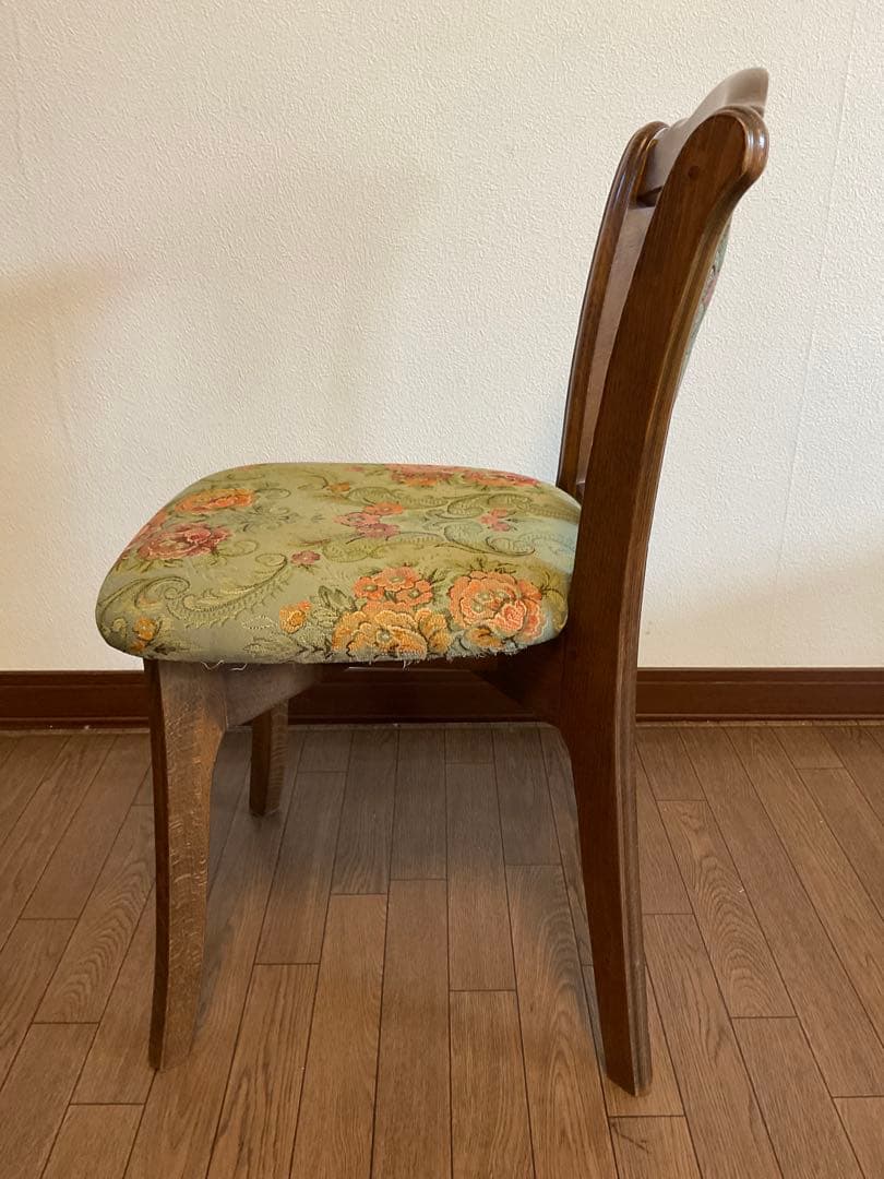 松坂屋購入品 三面鏡の椅子 ヴィンテージ家具