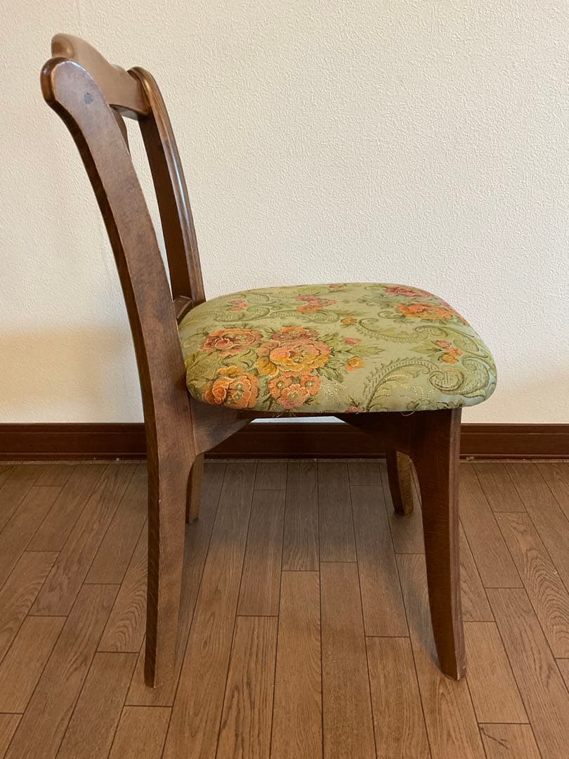 松坂屋購入品 三面鏡の椅子 ヴィンテージ家具