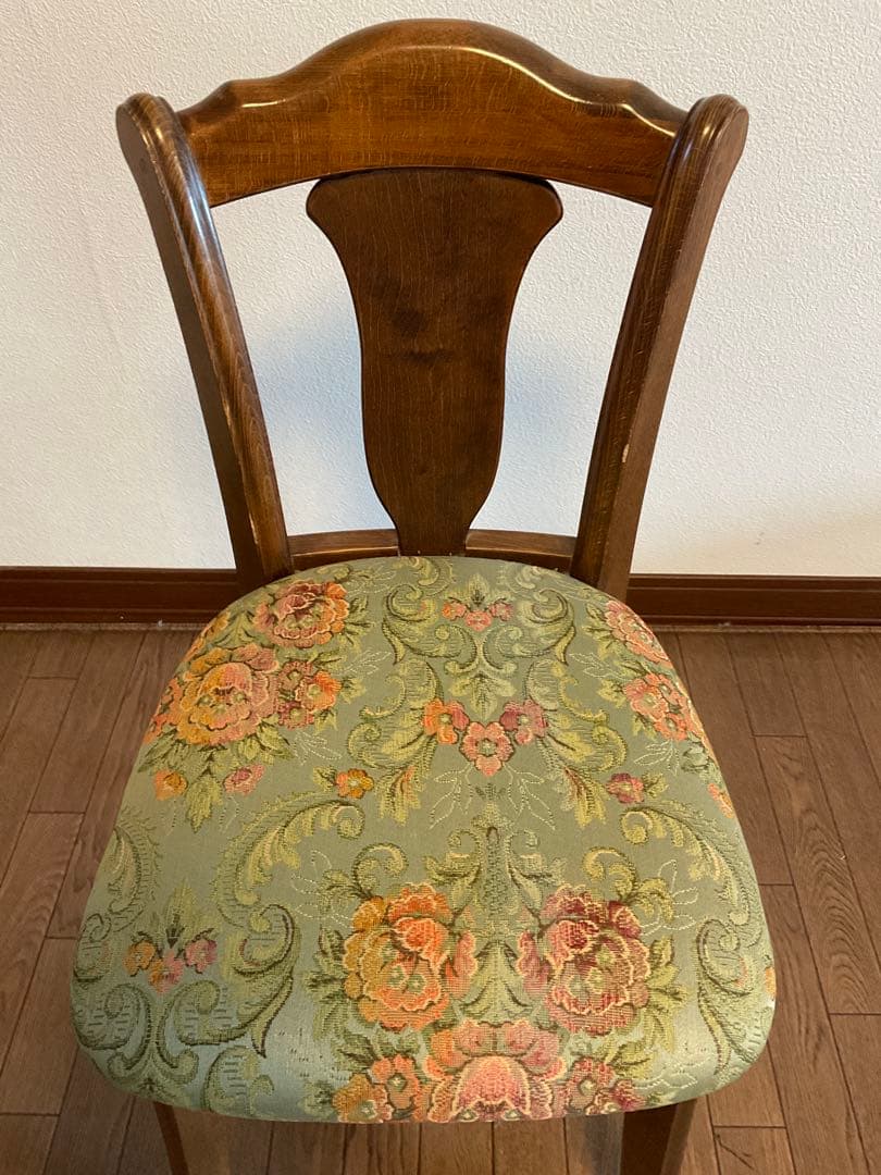 松坂屋購入品 三面鏡の椅子 ヴィンテージ家具