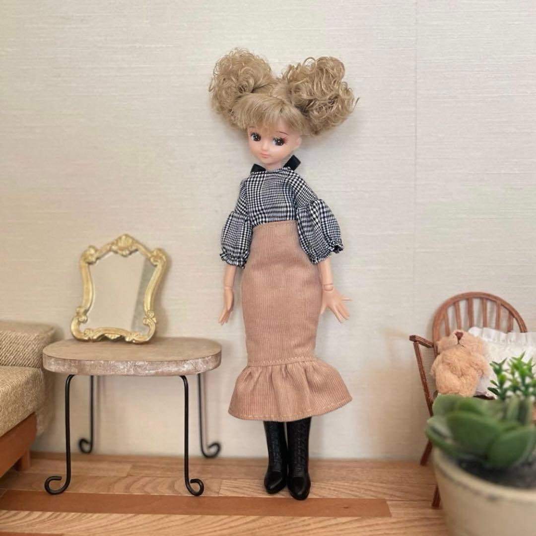 4399 ゆみのすけ　リカちゃん　服　ハンドメイド　22cmドール服