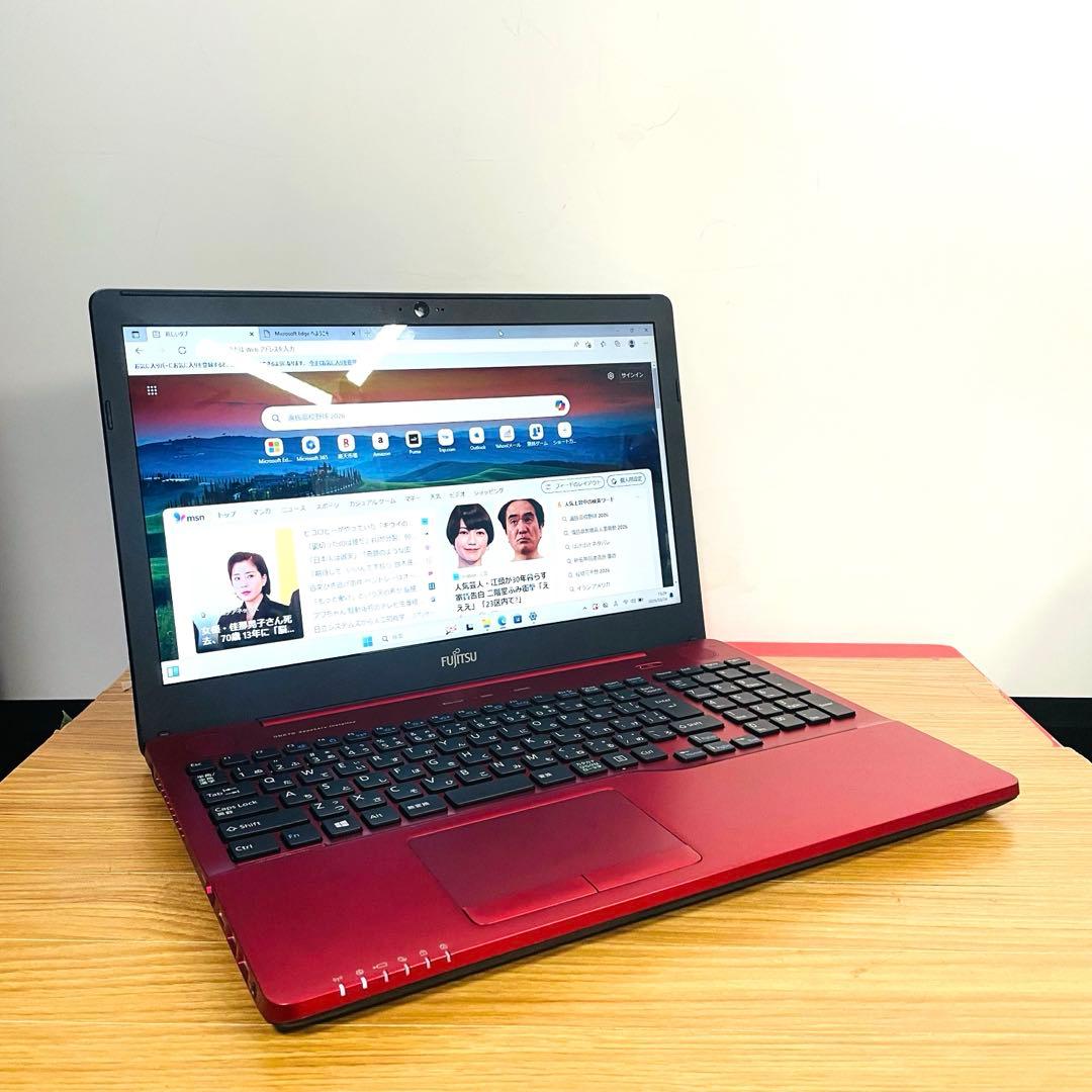 美麗　初心者安心★設定済すぐ使えるSSD256ギガWin11オフィスDVD