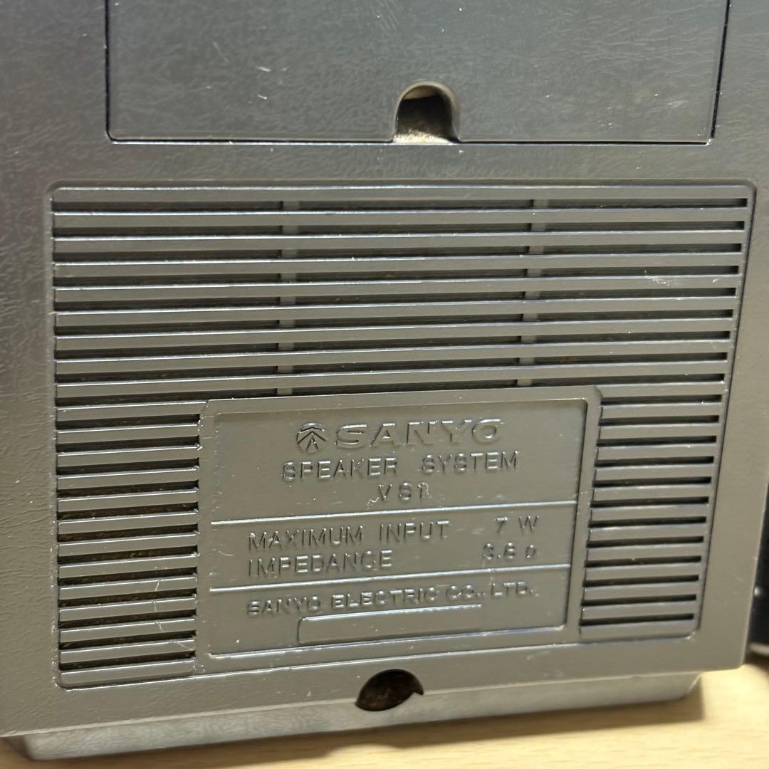 SANYO MR-VS1 ラジカセ 昭和レトロ 当時物 現状品