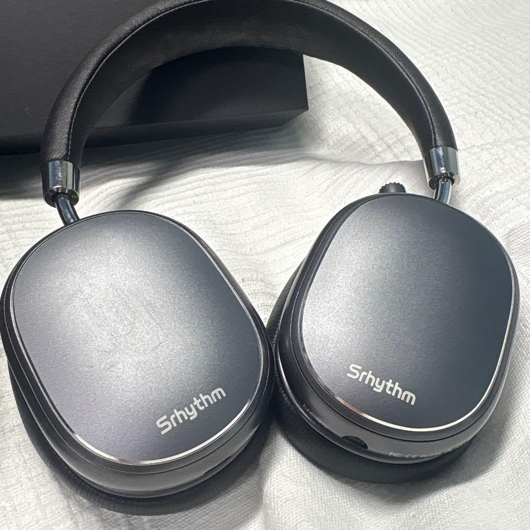 Srhythm ワイヤレスヘッドホン ブラック
