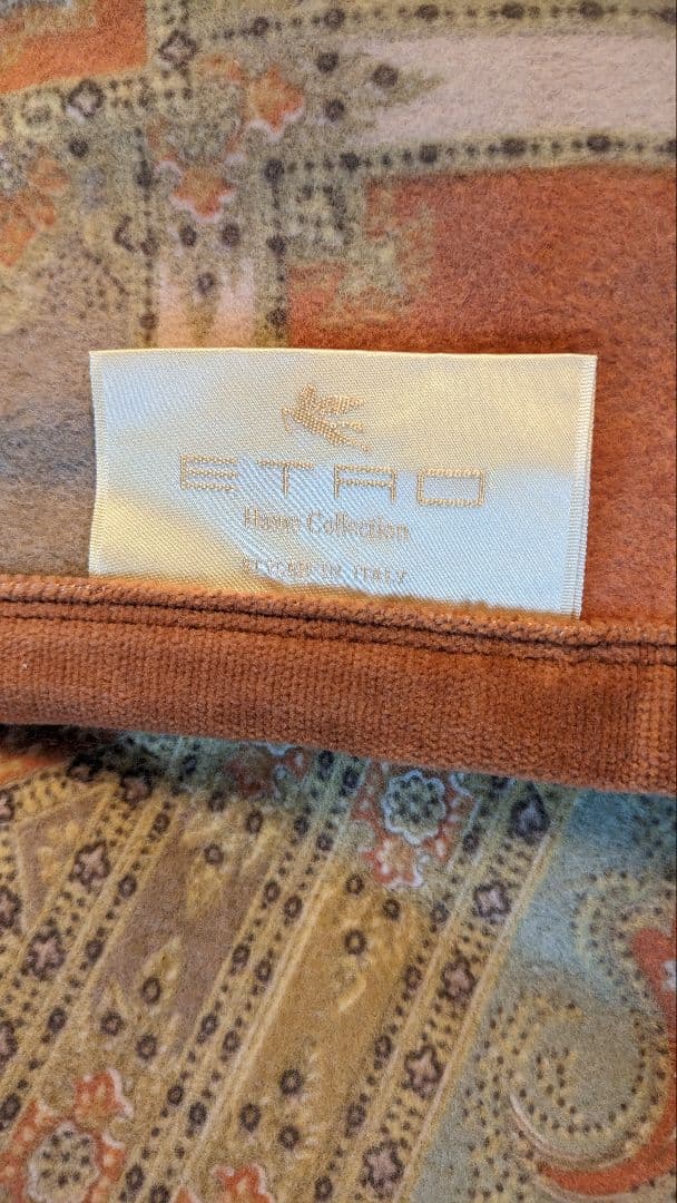 ETRO コットンケット 未使用 140cm x 200cm