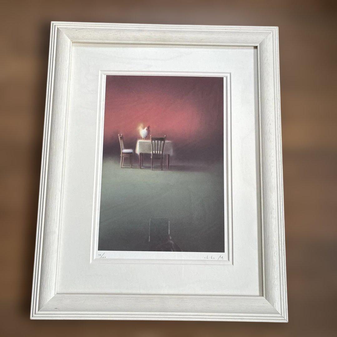 牧野千穂　版画（ジクレー）「前夜」