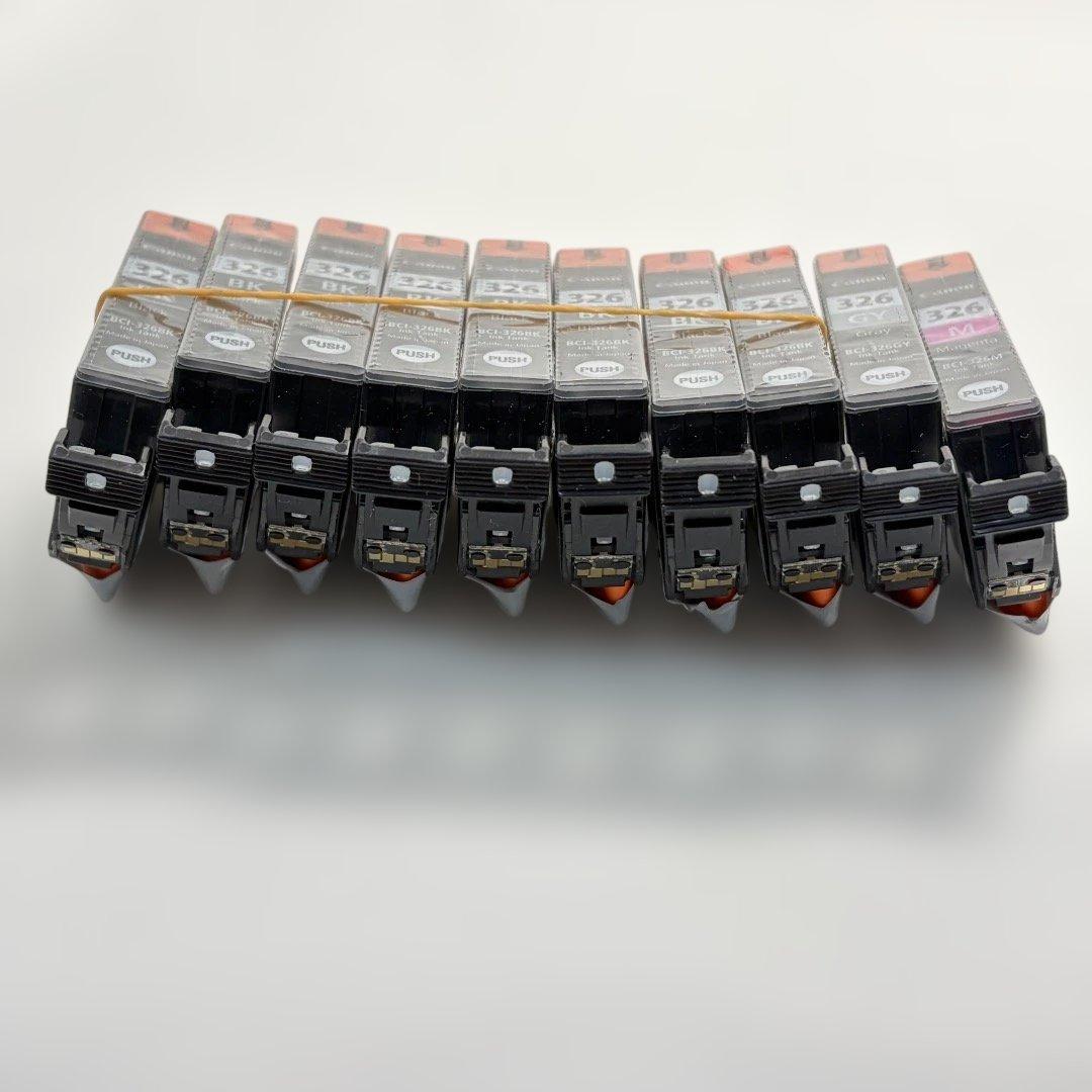 Canon 純正 BCI-326BK 8個 BCI-326GY BCI-326M