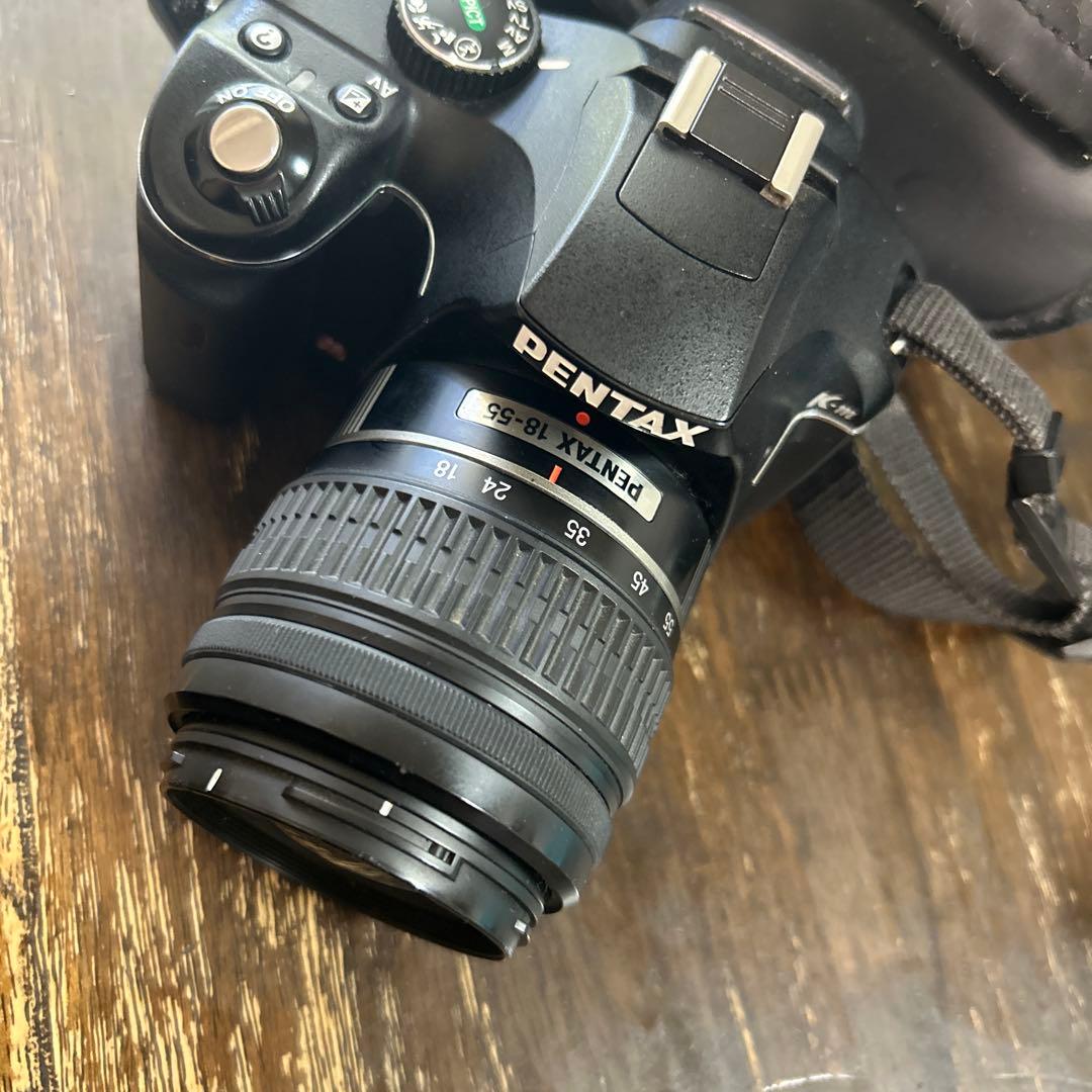 デジタル一眼レフカメラ ペンタックス K-m 18-55 レンズセット