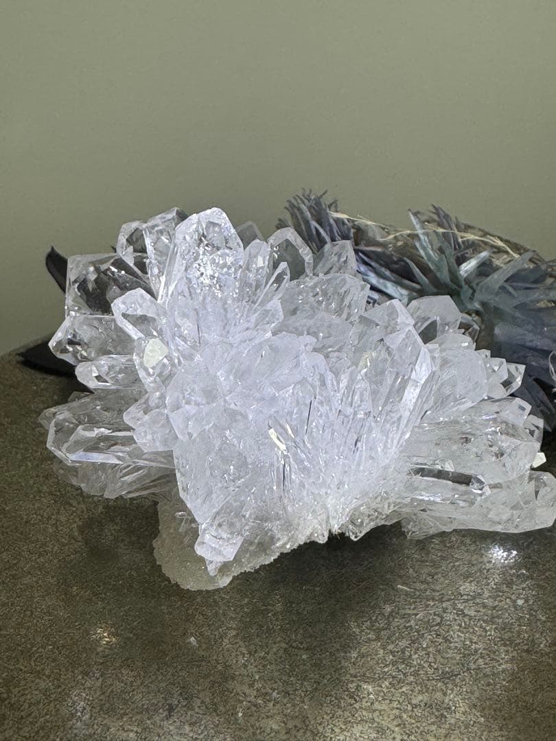 菊花水晶クラスター　ロゼッタ　ロゼット様