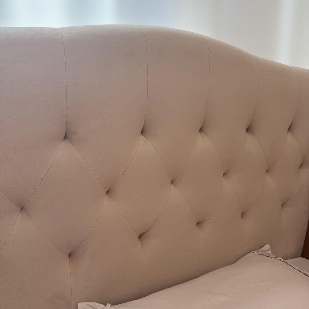 Francfranc セミダブル ベッドフレーム ピンク【出品２月まで】