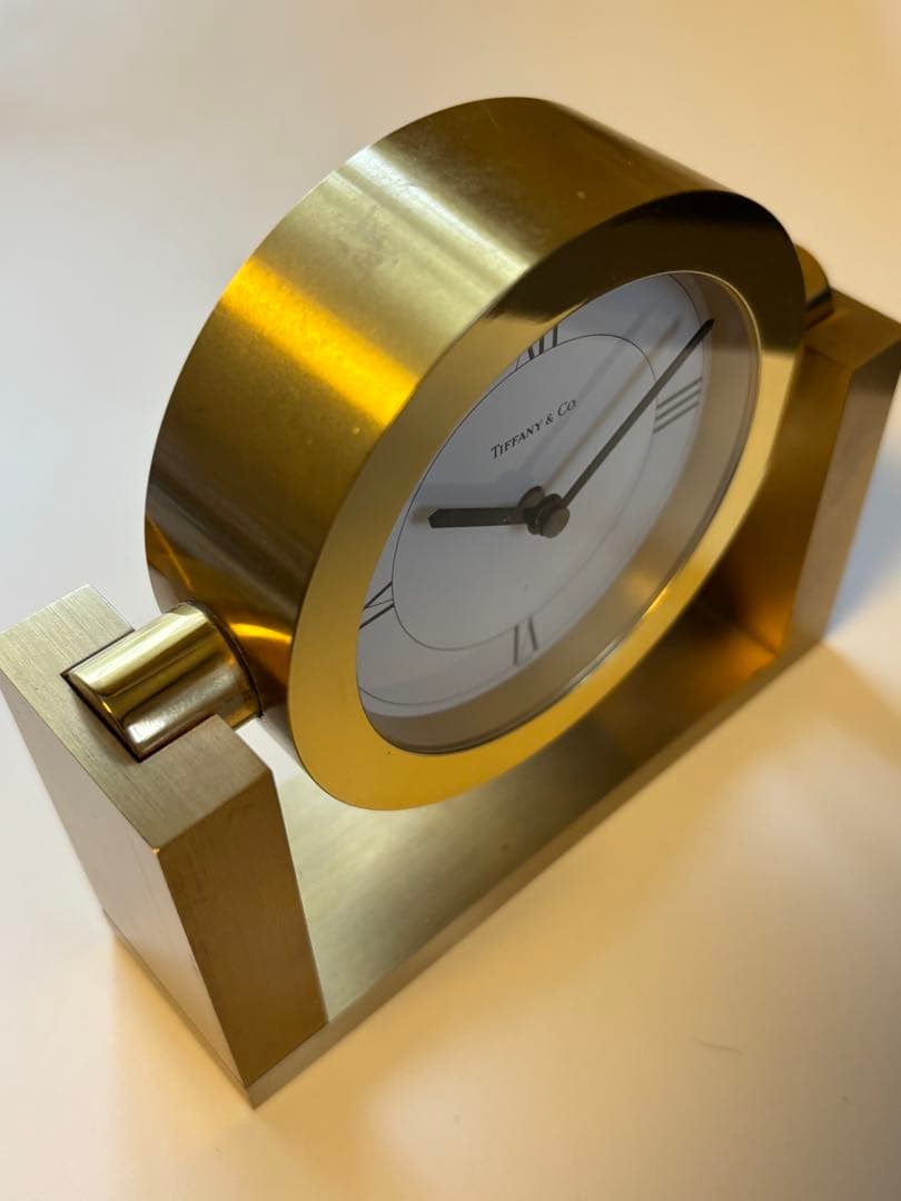 Tiffany & Co. 置時計 モダンデザイン
