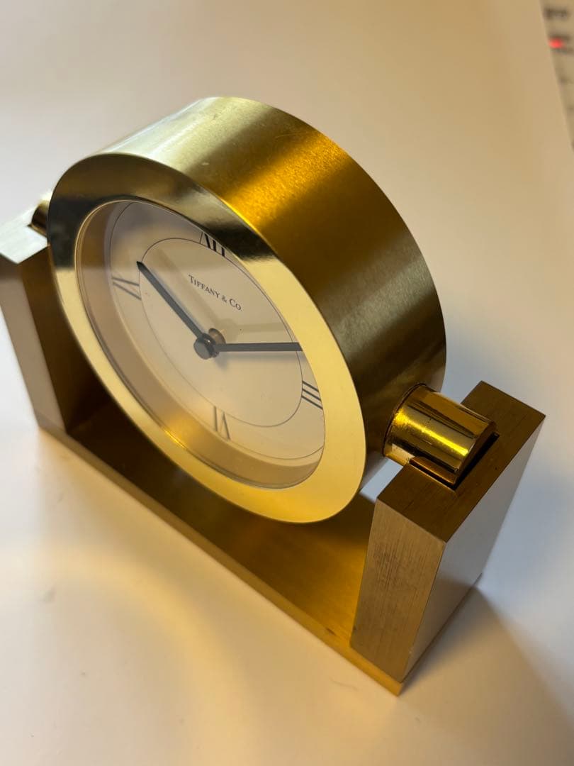 Tiffany & Co. 置時計 モダンデザイン