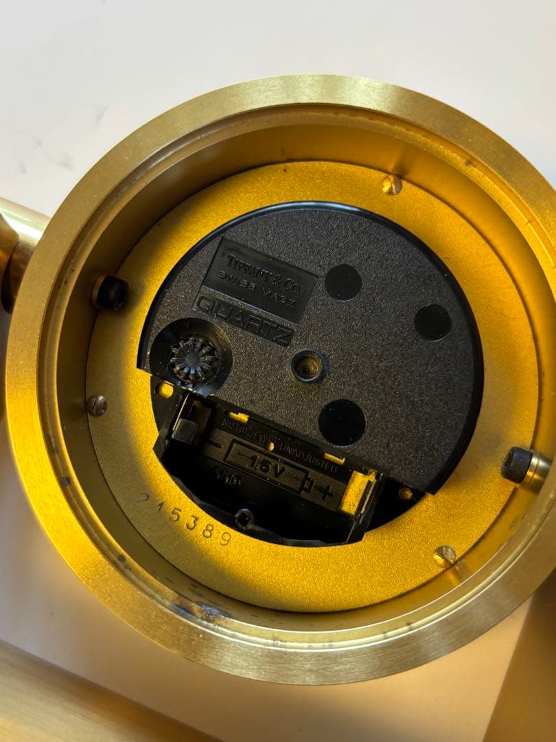 Tiffany & Co. 置時計 モダンデザイン