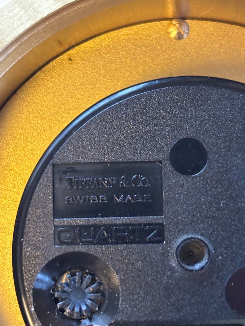 Tiffany & Co. 置時計 モダンデザイン