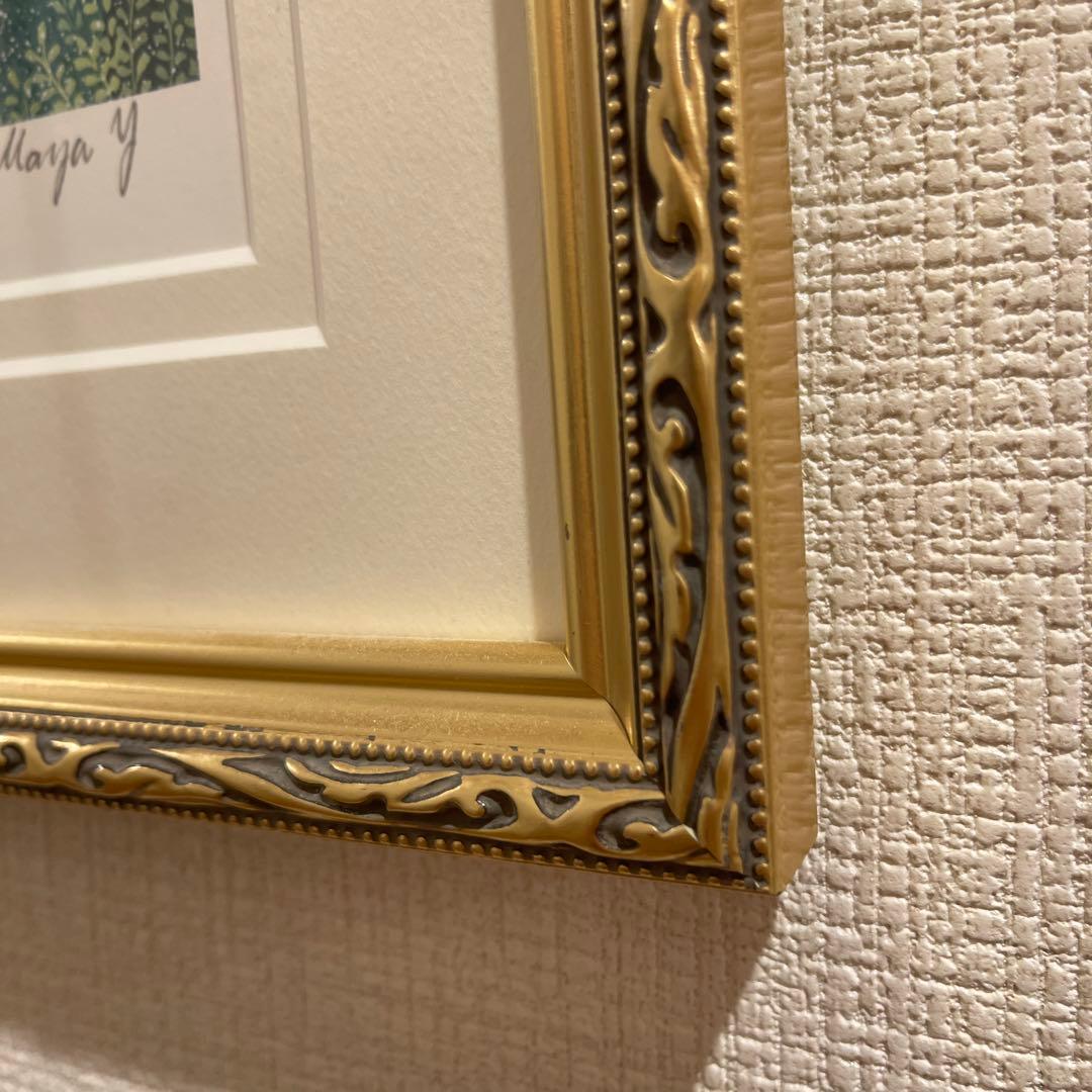 横山真弥 版画（アーカイバル） 3びきのくまさん…ある日のお客さま 7808