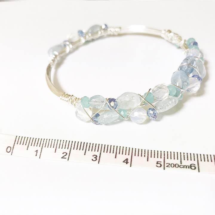 アクアマリン ブレスレット♡