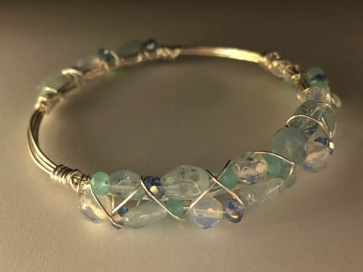 アクアマリン ブレスレット♡