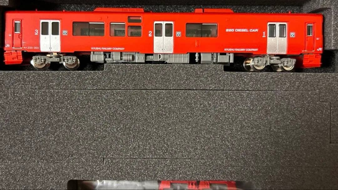グリーンマックスJRキハ220形200番台 Nゲージ完成品 3両セット