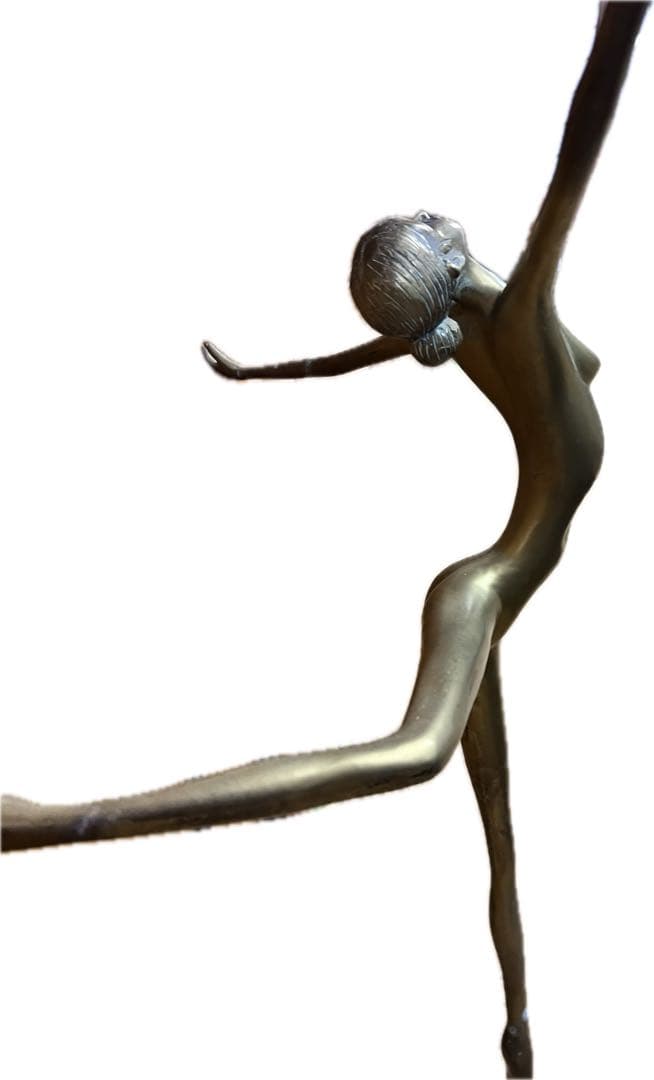 大型52cm 真鍮orブロンズ バレリーナ像 ソムチャイ風 ヴィンテージ 彫刻