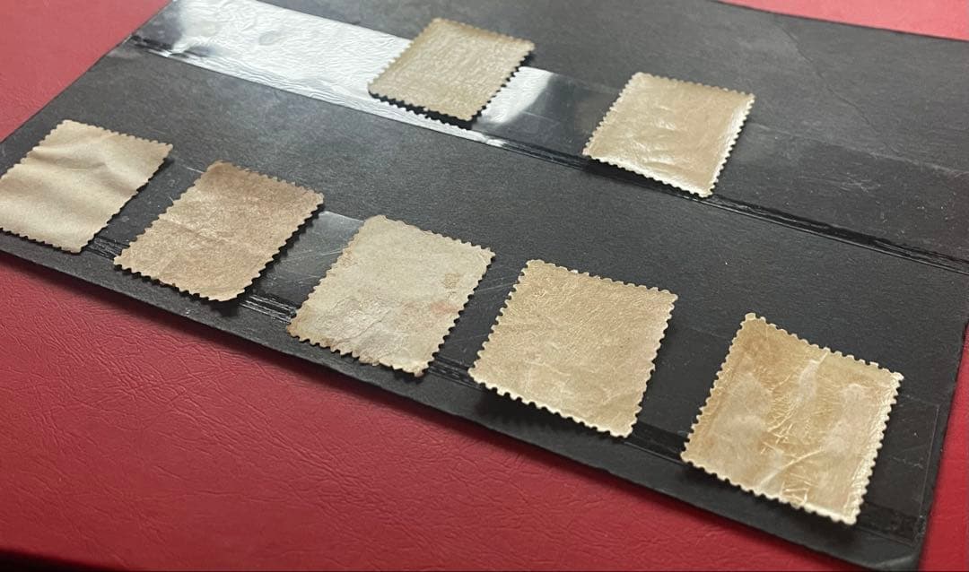 銭単位切手　田沢切手　菊切手