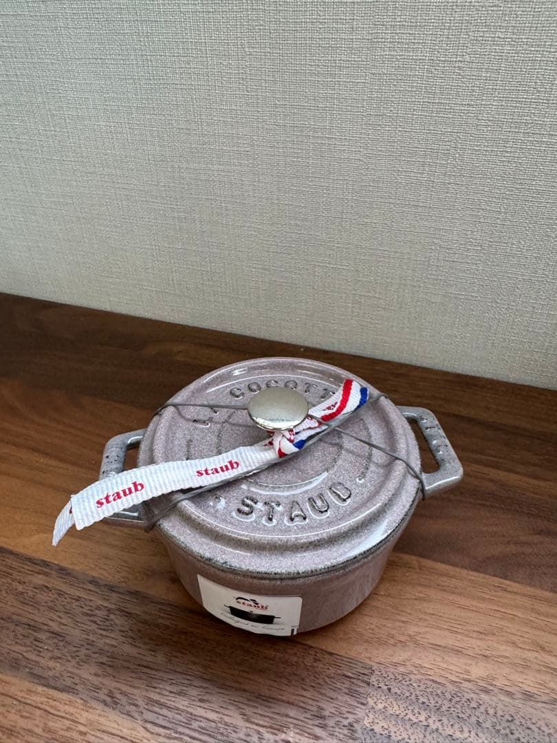 【新品未使用】STAUB ココットラウンド 10cm シフォンローズ