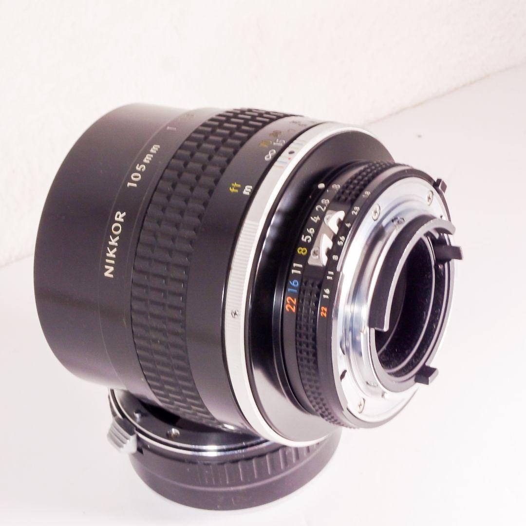 実用完動品 ニコン Nikon Ai-S Nikkor 105mm f1.8