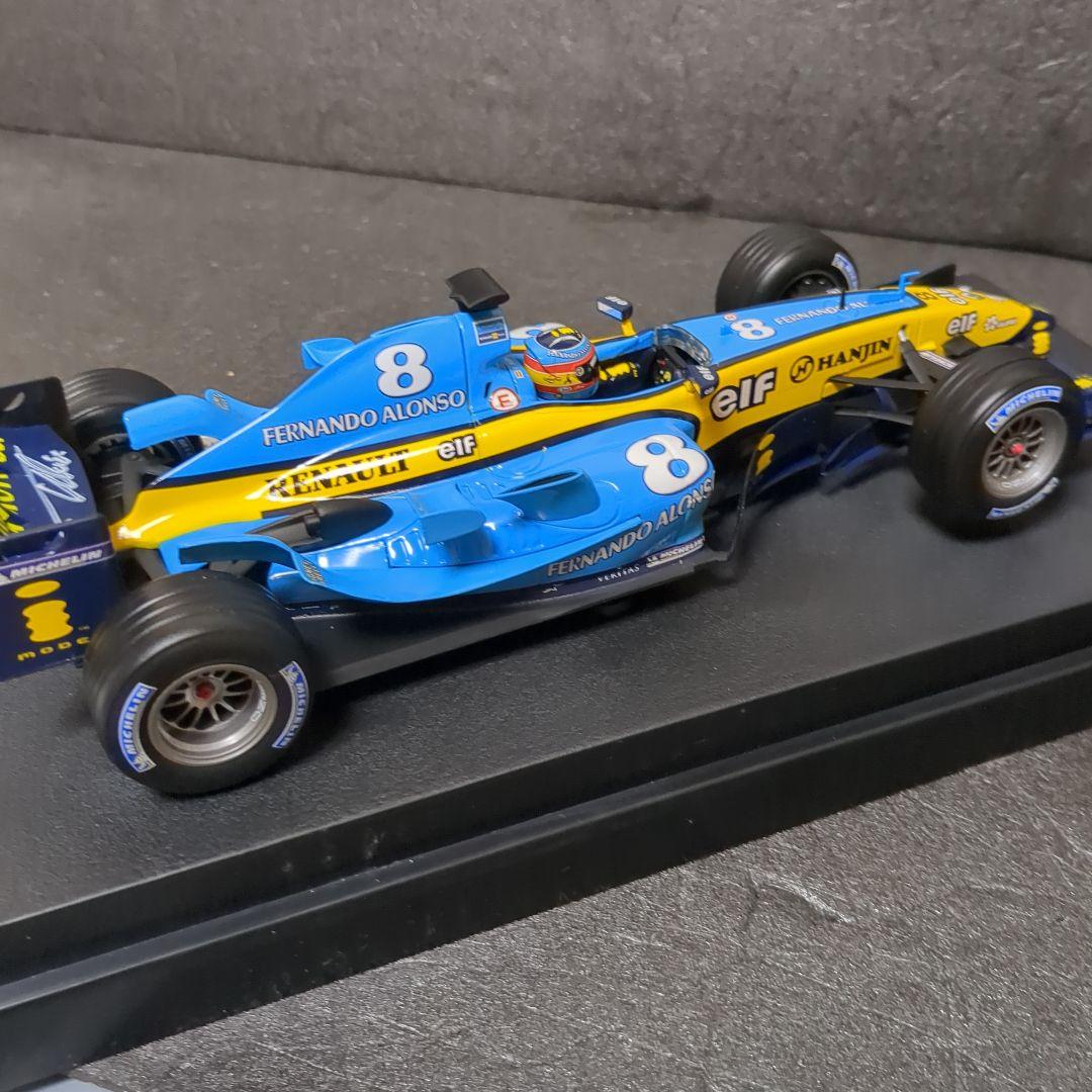 1/18 ルノー R24 フェルナンド アロンソ 直筆サイン入り モデルカー