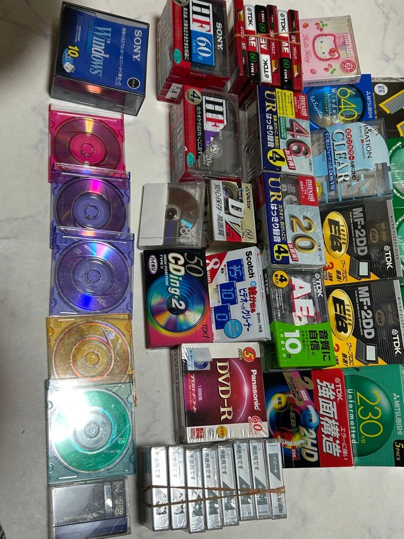 大量 まとめ売りmaxcell 640MB10 230MB MO ディスク