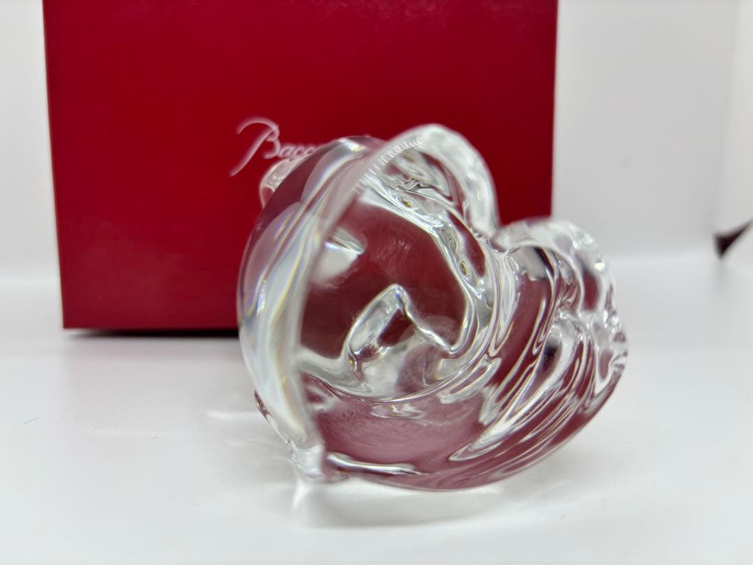 バカラ　ラッキーキャット　招き猫　クリア