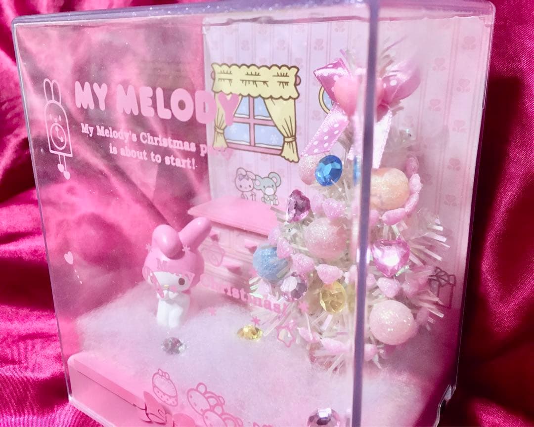 希少品マイメロディー　クリスマスツリージオラマボックス　オルゴール