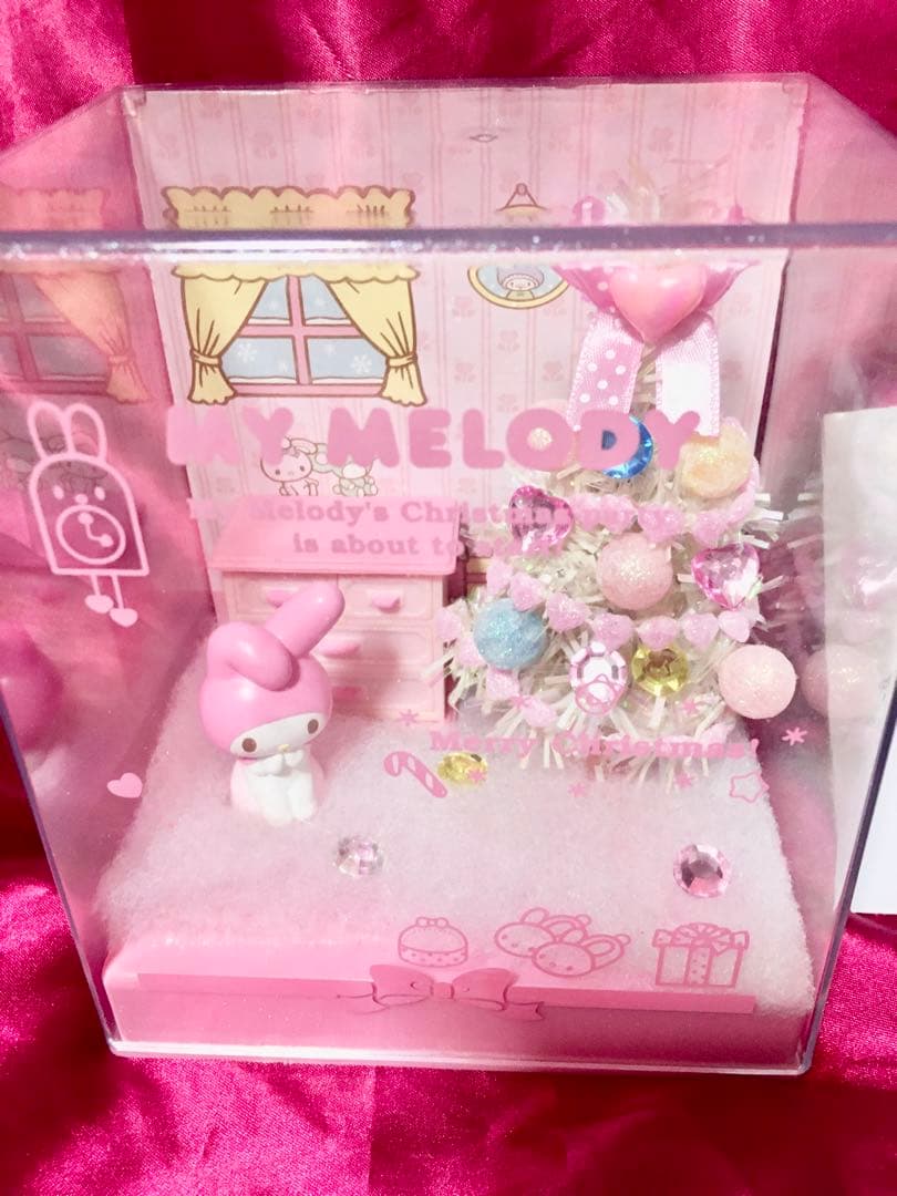 希少品マイメロディー　クリスマスツリージオラマボックス　オルゴール