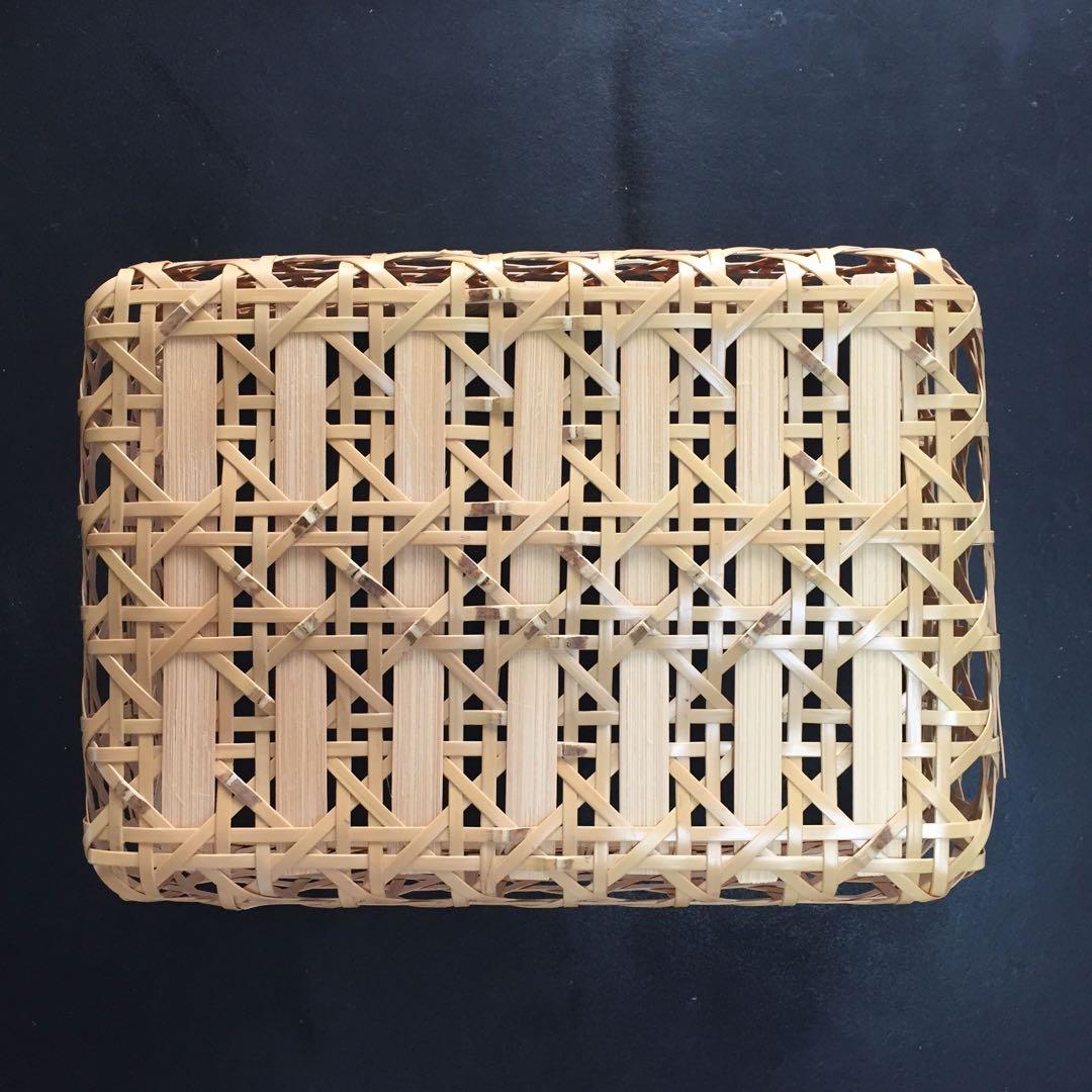 八つ目編み 竹かご A4サイズ対応