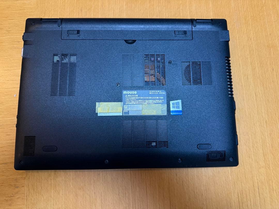 中古mouseNB391h i5 SSD128GB+256GB メモリ16GB