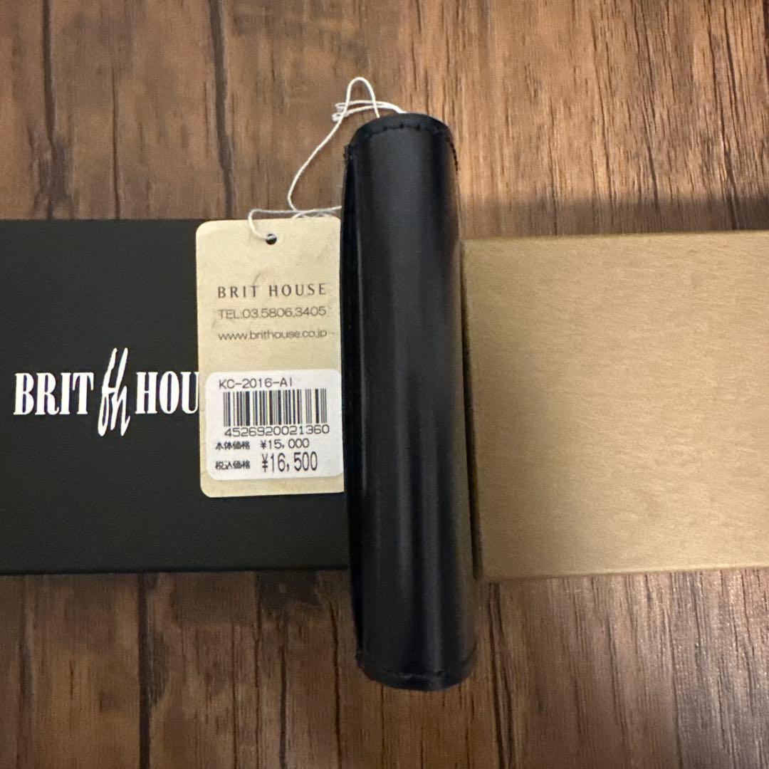 BRIT HOUSE ネイビー (コードバン)小銭入れ