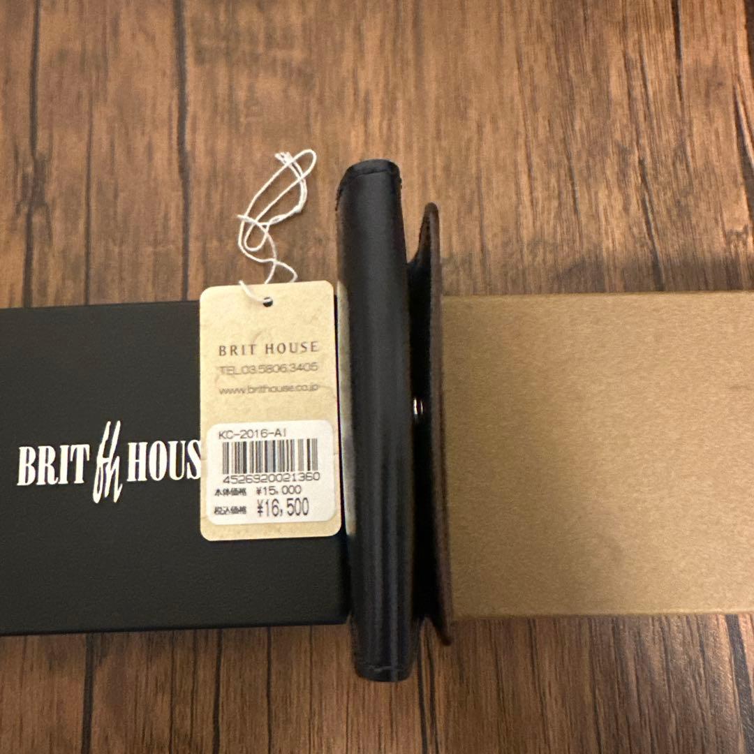 BRIT HOUSE ネイビー (コードバン)小銭入れ