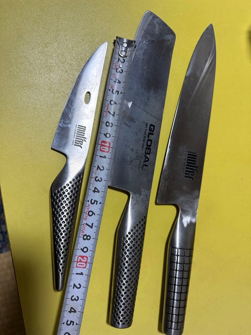 GLOBAL 包丁3本セット molfer
