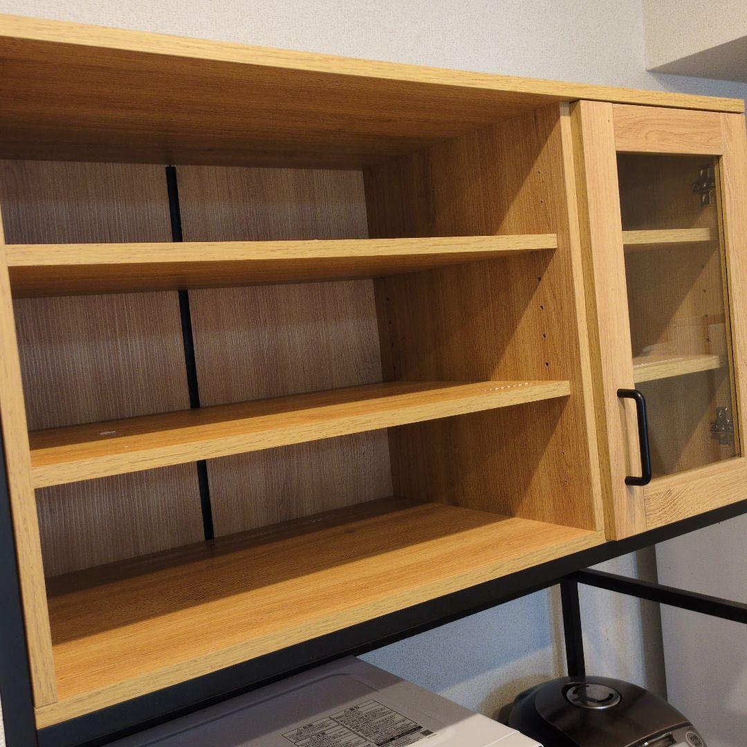 【ニトリ・送料込】ヴィンテージテイストのごみ箱上ラック ワイド 11/25頃集荷