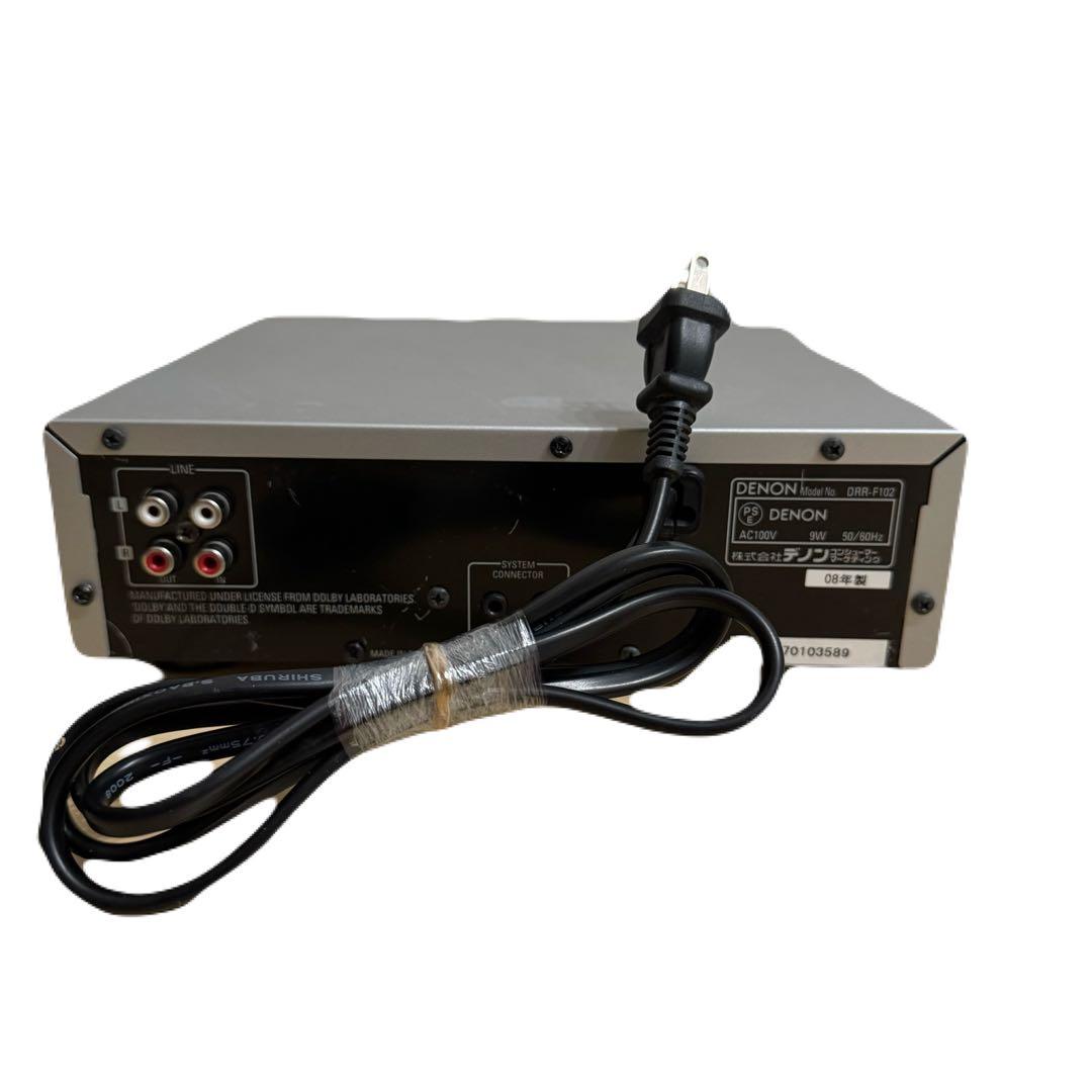 DENON デノン DRR-F102 カセットデッキ 動作品