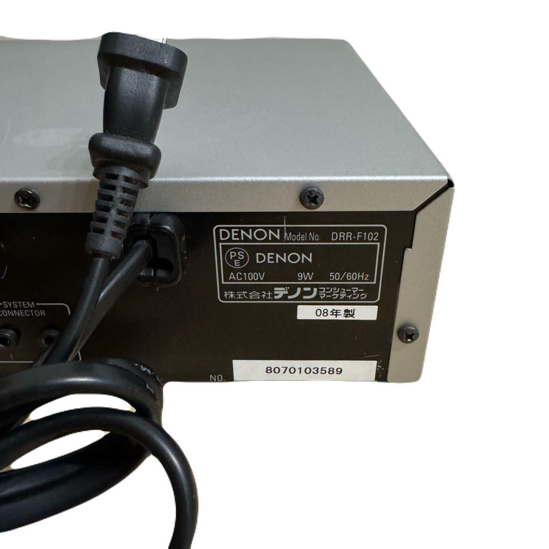 DENON デノン DRR-F102 カセットデッキ 動作品