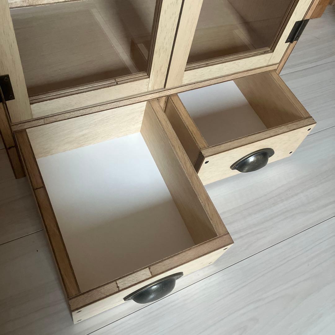 食器棚⑥　キャビネット　アンティーク　ハンドメイド　木製