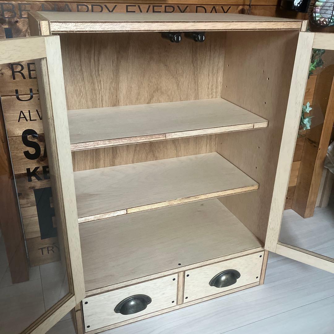 食器棚⑥　キャビネット　アンティーク　ハンドメイド　木製