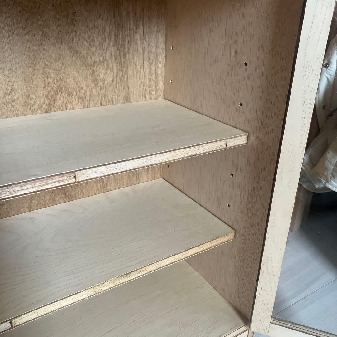 食器棚⑥　キャビネット　アンティーク　ハンドメイド　木製