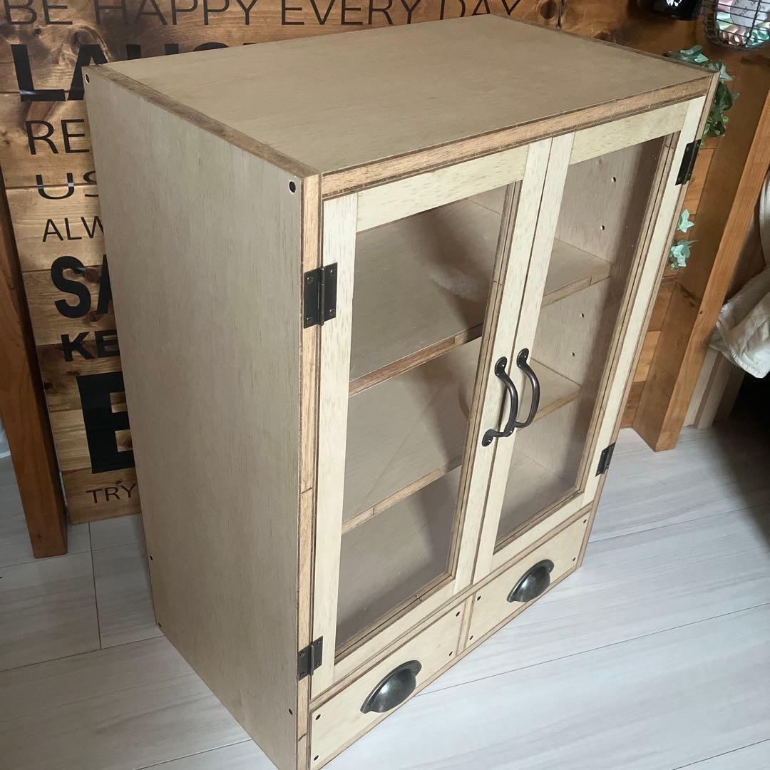 食器棚⑥　キャビネット　アンティーク　ハンドメイド　木製