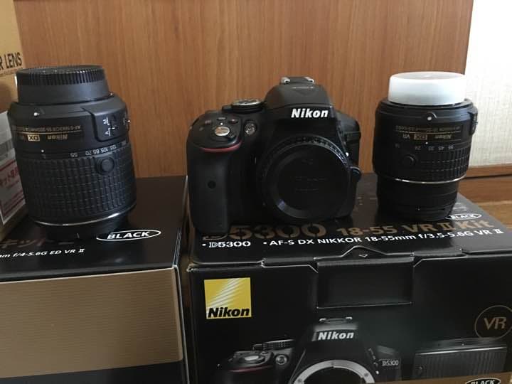 Nicon デジタル一眼レフ D5300 ダブルズームキット＋望遠レンズ＋‪α‬