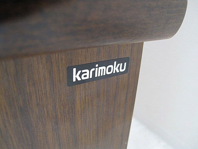 美品 カリモク「コロニアル」大型ブックシェルフ　W180ｃｍ　本棚/書棚約50万