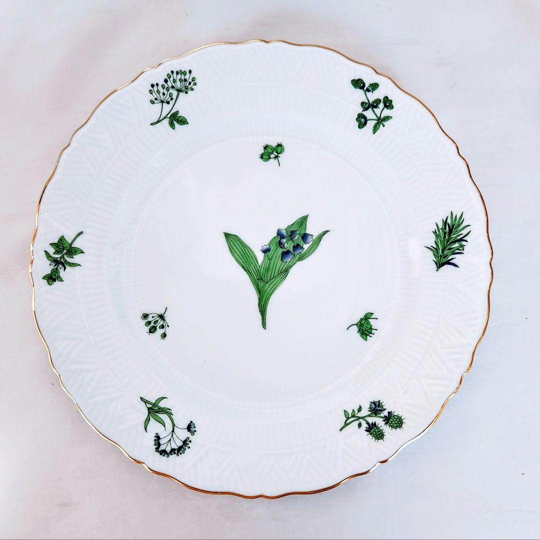 ヘレンドHERENDハーブガーデン プレート2枚イングレース【未使用・箱付き】