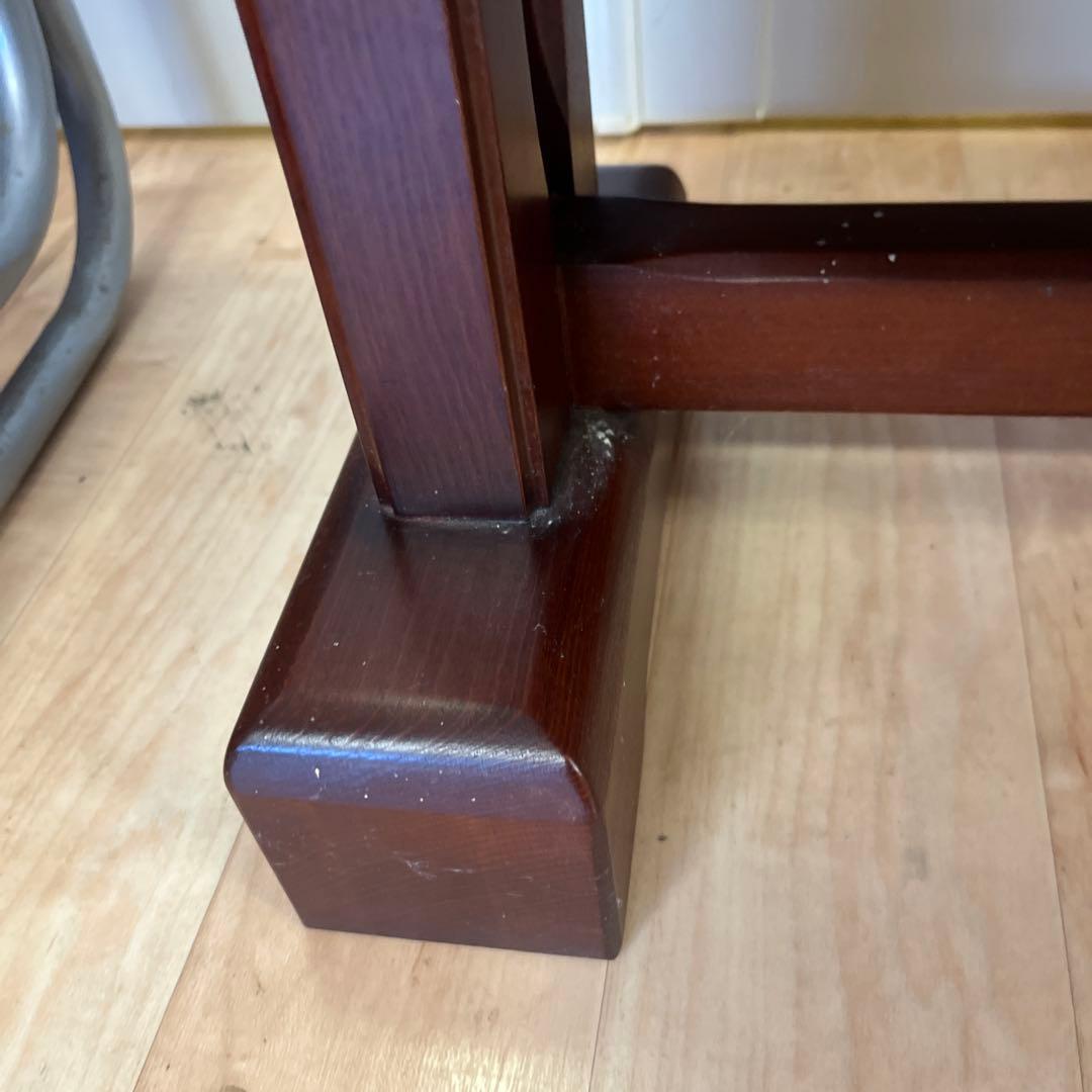 【昭和レトロ】マガジンラック　アンティーク　木製　新聞ラック　キャビネット　3段